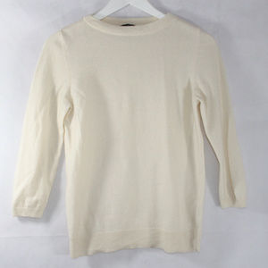 Talbots 100% cashmere 3/4 sleeve sweater